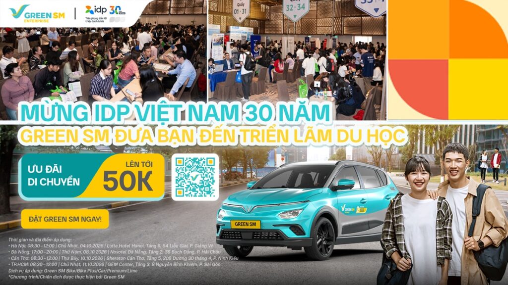 Green SM x IDP Education đồng hành, kết nối tri thức, mở lối tương lai